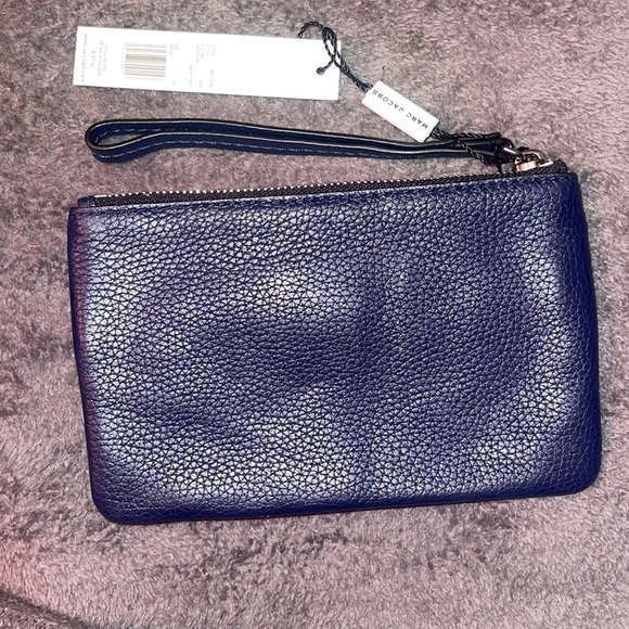 Marc Jacobs Navy Blue Leather Wallet - Picture 2 of 7